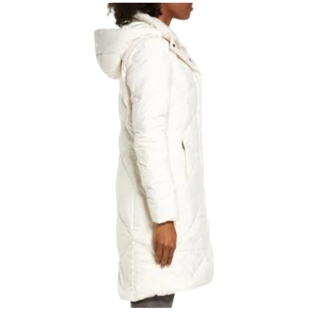 NWT The North Face Miss Metro II Hooded Water Resistant Down Parka GARDENIA(XL)